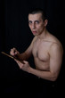 athlete man writing athlete man writing