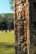 Sculptures in Archeological park in Copan ruinas Sculptures in Archeological park in Copan ruinas