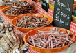 French saussage at Provence market French saussage at Provence market