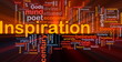 Inspiration background concept glowing Inspiration background concept glowing