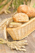 Brötchen aus vollem Korn
