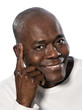 Close-up of smiling mature man