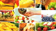 Montage of Healthy Lifestyle Meal Choices Montage of Healthy Lifestyle Meal Choices
