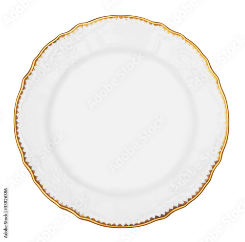 Photo: white plate white plate