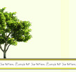 Card with stylized tree. Vector Card with stylized tree. Vector
