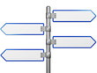 Direction signs - Road signs 3D
