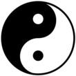 Ying yang symbol of harmony and balance
