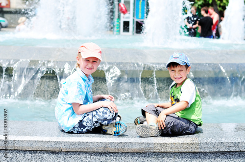 Photo: boys near waterworks boys near waterworks