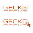 Eidechse Gecko Logo