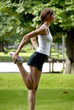 Femme gymnastique