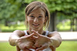 Femme gymnastique