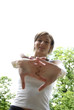 Femme gymnastique