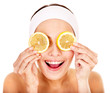Natural homemade fruit facial masks . Natural homemade fruit facial masks .