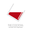 Logo abstract cocktail # Vector