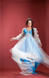 Photo: History of fashion design - woman in 16th century style dress History of fashion design - woman in 16th century style dress
