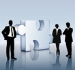 puzzle business people