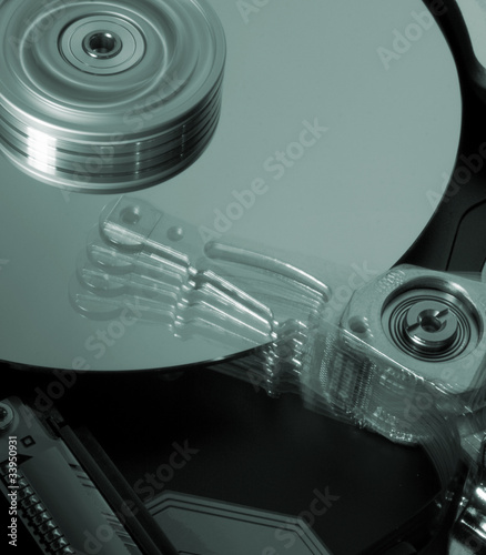 Photo: hard disk zero-tree hard disk zero-tree