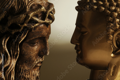 Photo: Jesús Cristo y Buda - 3 Jesús Cristo y Buda - 3