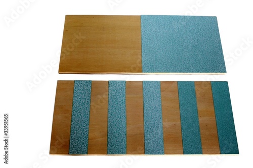 Photo: Planches lisses et rugueuses, matériel Montessori Planches lisses et rugueuses, matériel Montessori