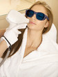 Laser hair removal in professional beauty studio. beauty parlor