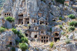 Foto: Rock tombs in Myra, Demre, Turkey Rock tombs in Myra, Demre, Turkey