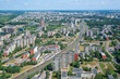 Birdseye view of the Karolinishkes district of Vilnius
