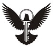 Dove with key