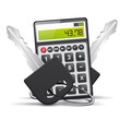vecteur, clés et calculatrice