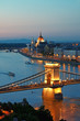Budapest skyline at night, Hungary.