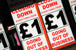 Closing down business