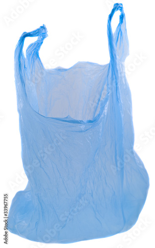 Photo: sac plastique bleu sac plastique bleu