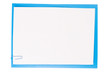 Colour paper with a paper clip