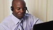 African American customer service representative