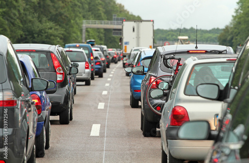 Photo: Autobahnstau Autobahnstau