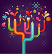 art and creation tree, concept illustration
