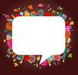 back to school - background with education icons back to school - background with education icons