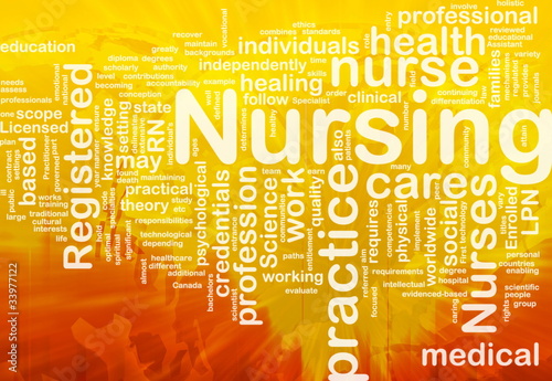 Illustration: Nursing background concept Nursing background concept