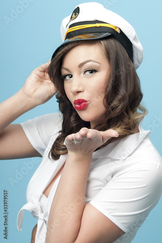 Photo: Nautical Pinup Girl Nautical Pinup Girl