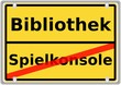Biliothek vs. Spielkonsole