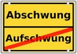 Abschwung vs. Aufschwung