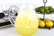 Lemonade with pitcher and glasses