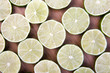 Sliced Limes closeup background