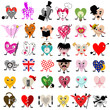 heart shaped personality portraits