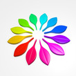 Nuancier de couleurs, fleur Nuancier de couleurs, fleur