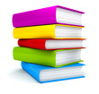 Stack of Books on white background Stack of Books on white background