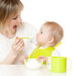 Photo: Feeding of child Feeding of child