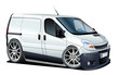 Vector cartoon delivery / cargo van