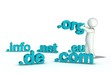 Domain .de .com .net .org .info .eu  - V2.3