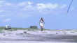 Woman running to Airplane Woman running to Airplane