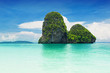 Beautiful rock on Railay beach